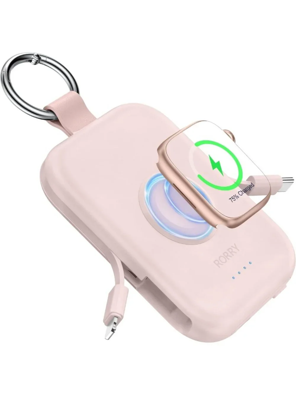 Portable 5000mAh Power Bank, Slim & Lightweight USB Charger, Fast Charging